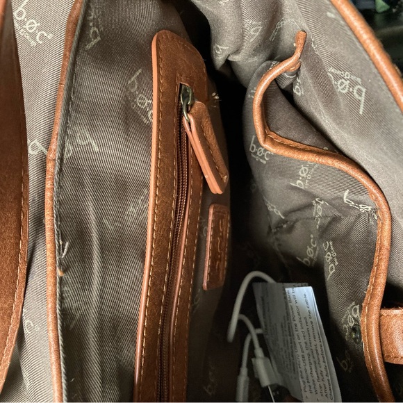 B.O.C. Vegan/faux leather shoulder saddle bag - Picture 4 of 14